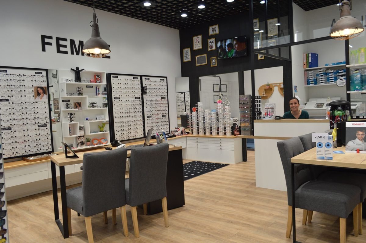 Intérieur du magasin Espace Optique Benfeld